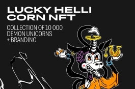 Lucky Hellicorn NFT - Collection Design + Branding